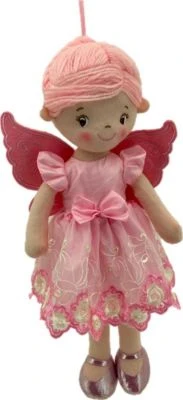 Sweety-Toys 13296 Stoffpuppe Ballerina Mit Rosa Kleid, 40 Cm