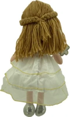 Sweety-Toys 13326 Stoffpuppe Fee Mit Weissem Kleid, 40 Cm 4 Sweety-Toys 13326 Stoffpuppe Fee Mit Weissem Kleid, 40 Cm – Bild 2