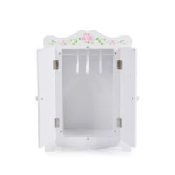 MONI Puppenkleiderschrank PH12B011 Holz, Maße 42,5 X 22 X 57 Cm, 3 Kleiderbügel Puppenmöbel -Kinder Verkauf 24525536 04