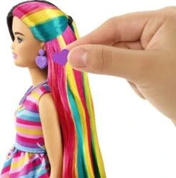 Barbie Totally Hair Puppe (schwarze/bunte Haare) Inkl. Styling-Zubehör -Kinder Verkauf 24798462 03