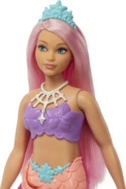 Barbie Dreamtopia Meerjungfrau-Puppe (kurvig, Rosafarbenes Haar), Spielzeug Ab 3 Jahren -Kinder Verkauf 24798528 05