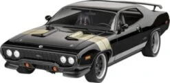 Model Set Fast & Furious Dominic's 1971 Plymouth GTX, Revell Modellbausatz Mit Basiszubehör Im Maßstab 1:24, 81 Teile, 21,4 Cm -Kinder Verkauf 24914919 03