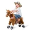 PonyCycle Kinder Reitspielzeug Braun Pferd Mit Bremsen Mit Klang Für 3-5 Jahre Kinder Reittier Tretauto -Kinder Verkauf 24927805 01
