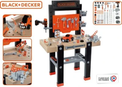 Smoby Black + Decker Werkbank Center 4 Smoby Black + Decker Werkbank Center – Bild 2