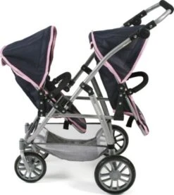 CHIC 2000 Tandem-Buggy Puppenzwillingswagen VARIO, Melange Grau-navy 11 CHIC 2000 Tandem-Buggy Puppenzwillingswagen VARIO, Melange Grau-navy -Kinder Verkauf 24957660 05