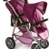 CHIC 2000 Tandem-Buggy Puppenzwillingswagen VARIO, Dots Bombeere
