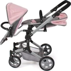CHIC 2000 Puppenwagen Linus Duo, Melange Grau-rosa 11 CHIC 2000 Puppenwagen Linus Duo, Melange Grau-rosa -Kinder Verkauf 24957768 04