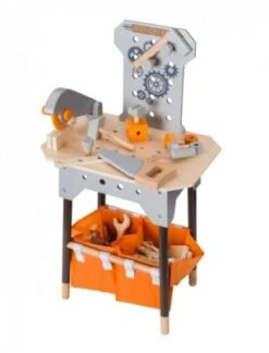 Mamabrum Große Holzwerkstatt Mit Werkzeug Und Bewegliche Säge (über 100 Teile) -Kinder Verkauf 25036887 06