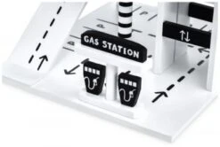 Mamabrum Holzgarage Mit Aufzug, Tankstellen, Waschanlage, Hubschrauber Und Spielautos -Kinder Verkauf 25036906 06