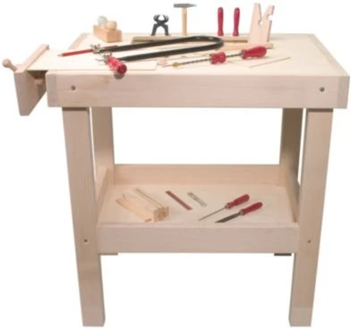 Pebaro Qualitäts-Werkbank Für Kinder Aus Vollholz 4 Pebaro Qualitäts-Werkbank Für Kinder Aus Vollholz – Bild 2