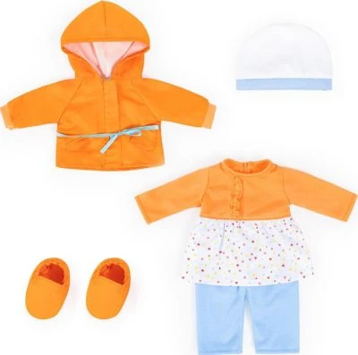 BAYER Puppenkleidung 38-42 Cm, Outfit Mit Jacke Bunt 3 BAYER Puppenkleidung 38-42 Cm, Outfit Mit Jacke Bunt