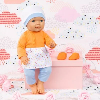 BAYER Puppenkleidung 38-42 Cm, Outfit Mit Jacke Bunt 7 BAYER Puppenkleidung 38-42 Cm, Outfit Mit Jacke Bunt – Bild 5