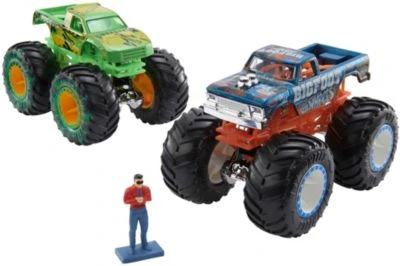 Hot Wheels Monster Trucks Wettkampf Rennstrecke Inkl. 2 Spielzeugautos 5 Hot Wheels Monster Trucks Wettkampf Rennstrecke Inkl. 2 Spielzeugautos – Bild 3