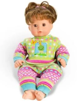 Heless Puppen-Strick-Strampler Froschi, Gr. 28-35 Cm -Kinder Verkauf 26070500 03