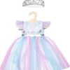 Heless Puppen-Prinzessinnenkleid Fee Und Einhorn Mit Silberner Krone, Gr. 35-45 Cm -Kinder Verkauf 26070508 01