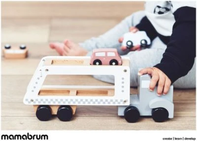 Mamabrum Autotransporter Aus Holz Mit Fahrzeugen Mit 1 Lastwagen Und 4 Holzautospielzeugen Spielzeugauto 8 Mamabrum Autotransporter Aus Holz Mit Fahrzeugen Mit 1 Lastwagen Und 4 Holzautospielzeugen Spielzeugauto – Bild 6