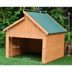 Mucola Rasenrobotor Garage Mähroboter Holzgarage Rasenmäher 77x103x46cm -Kinder Verkauf 26403683 04