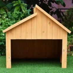 Mucola Rasenrobotor Garage Mähroboter Holzgarage Rasenmäher 77x103x46cm -Kinder Verkauf 26403683 05