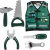 Toi Toys Toi-Toys POWER TOOLS Verkleidungsset-Zimmermann Mit Zubehör + Weste -Kinder Verkauf 26462229 01