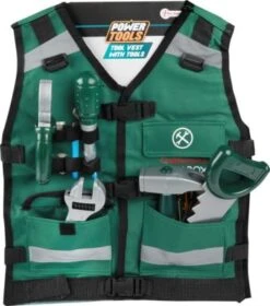 Toi Toys Toi-Toys POWER TOOLS Verkleidungsset-Zimmermann Mit Zubehör + Weste -Kinder Verkauf 26462229 03