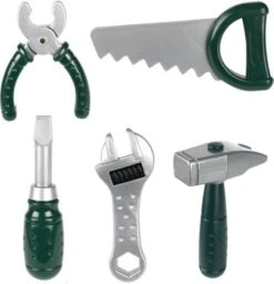 Toi Toys Toi-Toys POWER TOOLS Verkleidungsset-Zimmermann Mit Zubehör + Weste -Kinder Verkauf 26462229 04