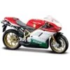 Maisto Modellmotorrad Ducati 1098 Tricolore (rot-weiß-grün, Maßstab 1:18)