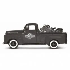 Maisto Modellauto Ford F1 Pick-Up '48 + Harley WLA Flathead '42 (Maßstab 1:24)