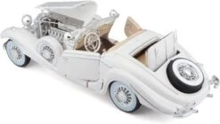 Maisto Modellauto Mercedes 500K Typ Specialroadster 1936 (weiß, Maßstab 1:18) 11 Maisto Modellauto Mercedes 500K Typ Specialroadster 1936 (weiß, Maßstab 1:18) -Kinder Verkauf 26557159 05