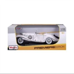 Maisto Modellauto Mercedes 500K Typ Specialroadster 1936 (weiß, Maßstab 1:18) 12 Maisto Modellauto Mercedes 500K Typ Specialroadster 1936 (weiß, Maßstab 1:18) -Kinder Verkauf 26557159 06