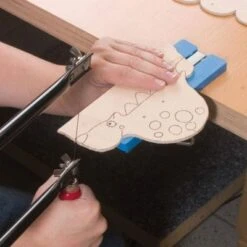 Pebaro Laubsägeset: Kunststoffbrettchen + Drillbohrer + Werkzeug, 935 -Kinder Verkauf 26602712 03