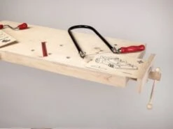 Pebaro Arbeitsplatte Vollholz Natur 58 X 31 Cm Mit Einspannhalterung, 485 -Kinder Verkauf 26603015 04