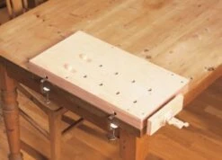 Pebaro Arbeitsplatte Vollholz Natur 58 X 31 Cm Mit Einspannhalterung, 485 -Kinder Verkauf 26603015 05