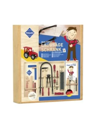 Pebaro Laubsäge-Set Im Holzschrank Unser Klassiker Mit Stahlwerkzeugen", 402S" 4 Pebaro Laubsäge-Set Im Holzschrank Unser Klassiker Mit Stahlwerkzeugen", 402S" – Bild 2
