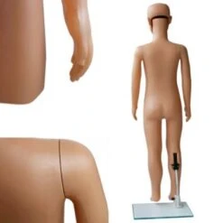 Mucola Schaufensterpuppe Schaufensterfigur Schneiderpuppe Mannequin Weiblich Beweglich[110CM - Ki -Kinder Verkauf 26966546 02