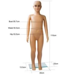 Mucola Schaufensterpuppe Schaufensterfigur Schneiderpuppe Mannequin Weiblich Beweglich[110CM - Ki -Kinder Verkauf 26966546 05