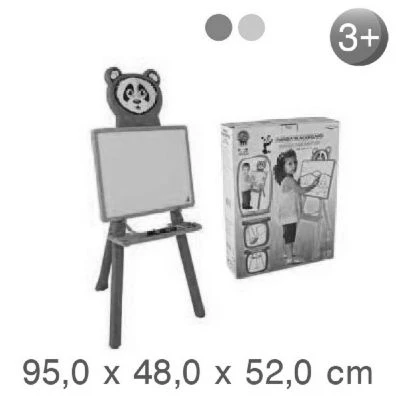 Kindertafel Panda 03418 Höhe 95 Cm Stift Schwamm Tafeln 6 Kindertafel Panda 03418 Höhe 95 Cm Stift Schwamm Tafeln – Bild 4