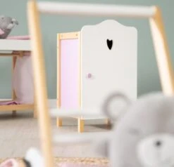 Roba Puppenkleiderschrank Scarlett Zum Verstauen Von Puppenkleidung Und Zubehör, Weiß Lackiert -Kinder Verkauf 27199098 03