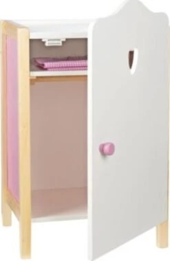Roba Puppenkleiderschrank Scarlett Zum Verstauen Von Puppenkleidung Und Zubehör, Weiß Lackiert -Kinder Verkauf 27199098 05