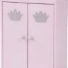 Roba Puppenkleiderschrank Prinzessin Sophie Inkl. Kleiderstange Und Boden, 2-türig, Rosa Lackiert -Kinder Verkauf 27199112 01
