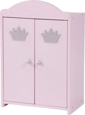 Roba Puppenkleiderschrank Prinzessin Sophie Inkl. Kleiderstange Und Boden, 2-türig, Rosa Lackiert 3 Roba Puppenkleiderschrank Prinzessin Sophie Inkl. Kleiderstange Und Boden, 2-türig, Rosa Lackiert