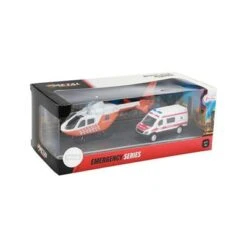 Toi Toys Toi-Toys Rettungs-Hubschrauber Helikopter Mit Krankenwagen Aus Druckguss Mit Einigen Kunststoffteilen -Kinder Verkauf 27295132 03