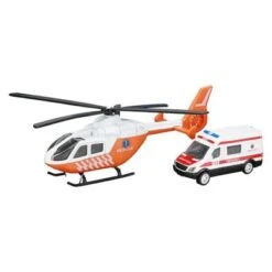 Toi Toys Toi-Toys Rettungs-Hubschrauber Helikopter Mit Krankenwagen Aus Druckguss Mit Einigen Kunststoffteilen -Kinder Verkauf 27295132 04