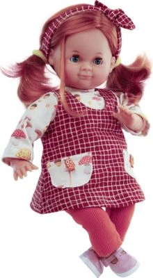 Schildkröt Puppe Schlummerle Gr. 32 Cm (kämmbare Rote Haare, Blaue Schlafaugen, Baby Puppe Inkl. Kleidung Im Pilzchen-Look)