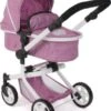 CHIC 2000 Kombi-Puppenwagen "MIKA", Jeans Pink