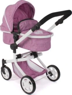CHIC 2000 Kombi-Puppenwagen "MIKA", Jeans Pink