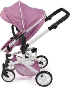 CHIC 2000 Kombi-Puppenwagen "MIKA", Jeans Pink -Kinder Verkauf 27379306 05