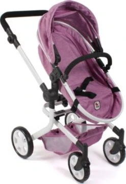 CHIC 2000 Kombi-Puppenwagen "MIKA", Jeans Pink -Kinder Verkauf 27379306 06