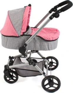 CHIC 2000 Kombi-Puppenwagen FIDES 3 In 1, Melange Pink -Kinder Verkauf 27379376 03