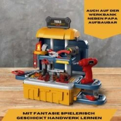 Coemo Kinder Werkbank Ulli - Werkzeugbank Kinder Mit Werkzeug Und Bauteilen - Schrauben, Sägen, Hämmern 10 Coemo Kinder Werkbank Ulli - Werkzeugbank Kinder Mit Werkzeug Und Bauteilen - Schrauben, Sägen, Hämmern -Kinder Verkauf 27450801 03