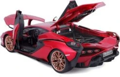 Bburago Modellauto Lamborghini Sian FKP 37 (metallic Rot, Maßstab 1:18) -Kinder Verkauf 28928286 04